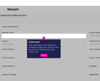 Entitlement Creation